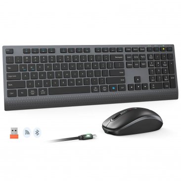 Meetion C2000 Wireless/Bluetooth Keyboard and Mouse