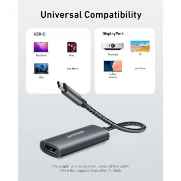 Anker 518 USB-C to DisplayPort 8K Adapter