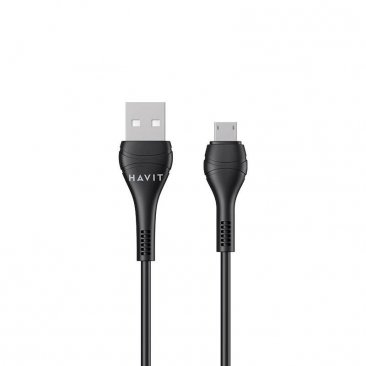 HAVIT CB6159 USB-A to Micro USB PVC Striped Cable (1 Meter)