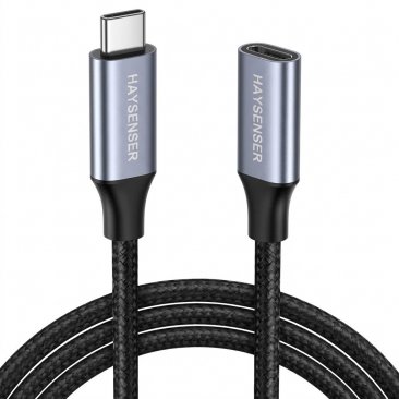Haysenser USB-C Male to Female Extension Cable (1.5 Meters)