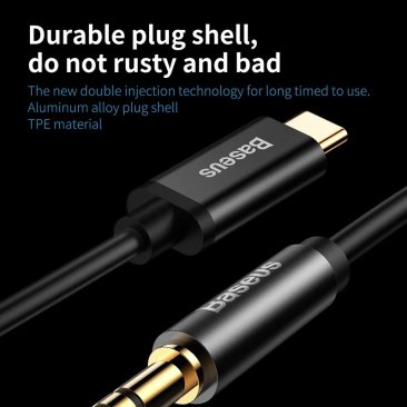 Baseus Type C to 3.5mm Audio Cable (1.2 Meters)