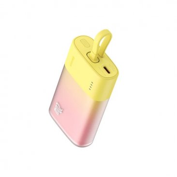 Baseus Popsicle 5200mAh Power Bank with Built in Type C Cable