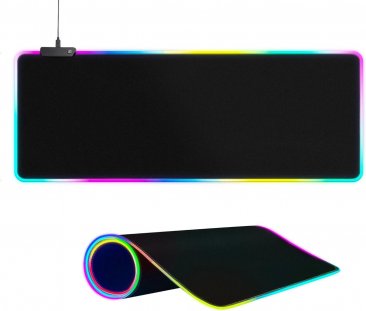 GY-100 RGB Luminous RGB XL Gaming Mouse Pad