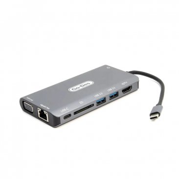 Go-Des USB C HUB 9 IN 1 Adapter (GD-8792)