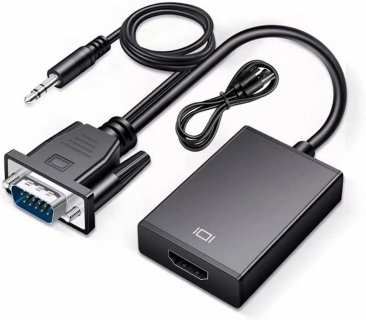 VGA to HDMI Adapter with Audio Output
