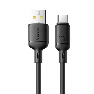 Baseus Silky 100W Fast Charging USB-A to USB-C Cable (1 Meter)