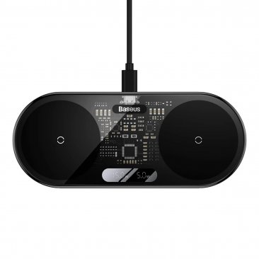 Baseus BS-W528 2-in-1 20W Digital Display Wireless Charger