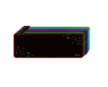 MEETION PD121 Colorful Back Light Gaming Mouse Pad - BLACK