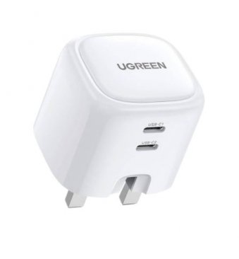 UGREEN 45W Nexode Dual USB-C PD GaN Fast Charger