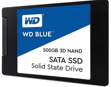 Western Digital Blue 3D NAND 500GB PC SSD - SATA III 6 Gb/s 2.5"/7mm Solid State Drive - WDS500G2B0A