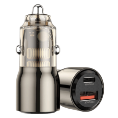 Wiwu Geek 95W USB-A and USB-C Car Charger