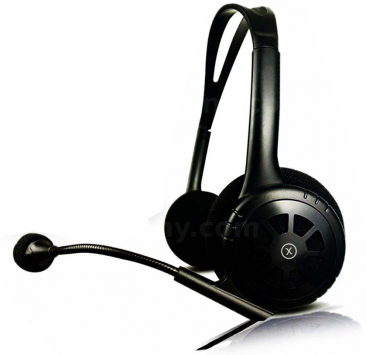X.Cell HS-300 Pro USB Headset with Adjustable Mic and Headband