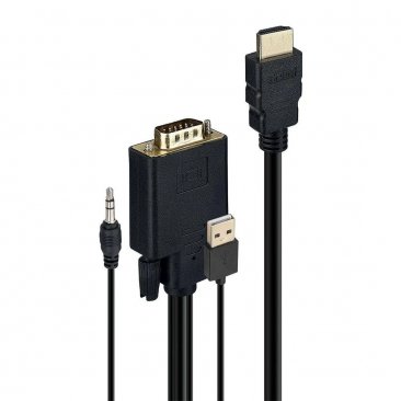Heatz ZT73 HDMI to VGA Cable (1.8 Meters)