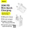 Baseus Super Si Quick Charger 20W with Type C to Lightning Cable (1 Meter)