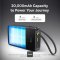 Baseus EnerFill 20000mAh FC51 Bipow 2 Pro Digital Display 22.5W Power Bank with Built-in USB-C Cable
