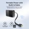 Baseus EnerFill 20000mAh FC51 Bipow 2 Pro Digital Display 22.5W Power Bank with Built-in USB-C Cable