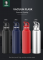 Green Vacuum Flask Stainless Steel Water Bottle (2 Caps) 600ml/21oz
