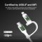 Belkin BoostCharge Pro 60W 2-in-1 Cable with USB-C and Lighting Connector (1.5 Meters)