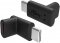90° Right Angle 100W Type-C Male to Type C Female Adapter