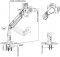 Skilltech SH43 C011U Counterbalance Monitor Arm