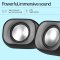 HP DHS-2111(3.5mm AUX+USB Power) Multimedia Speaker 6W