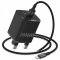 Green Lion Dual USB A Port Wall Charger with USB A to Lightning Cable (1 Meter)
