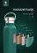 Green Vacuum Flask Stainless Steel Water Bottle 600ml/21oz