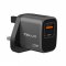 TELUX VOLTFLOW PD20 20W GaN Fast Wall Charger (USB-A and USB-C Ports)