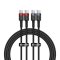 Baseus Cafule PD 100W USB-C to USB-C Cable (Pack of 2, 1 Meter)