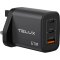 TELUX VOLTFLOW PD67 67W GaN Fast Wall Charger (1 x USB-A, 2 x USB-C Ports)