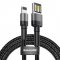 Baseus Cafule Cable Lightning (Special Edition) with Thin Double-sided USB Insertion  (1 Meter)