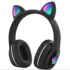 Cat Ear L400 LED Wireless Headphones with 7 Color Light