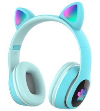 Cat Ear L400 LED Wireless Headphones with 7 Color Light