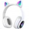 Cat Ear L400 LED Wireless Headphones with 7 Color Light